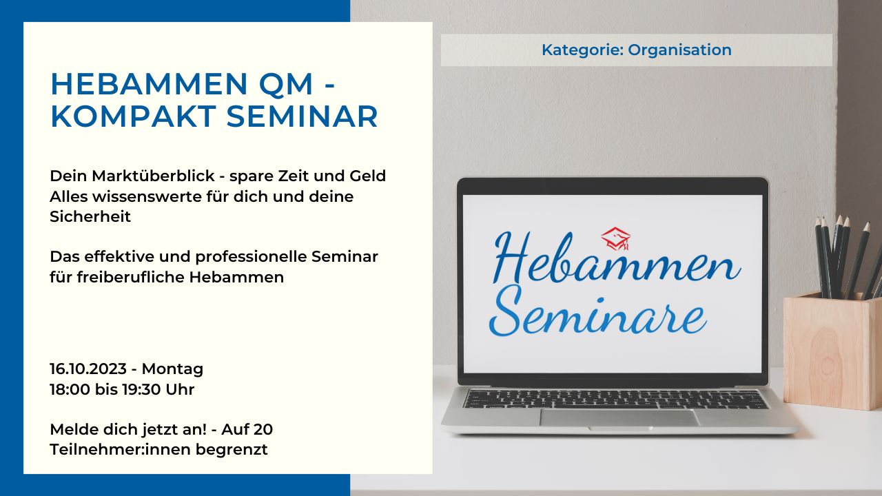 2023-H2 Hebammen Weiterbildung - Organisation Hebammen QM - Hebammen Seminar
