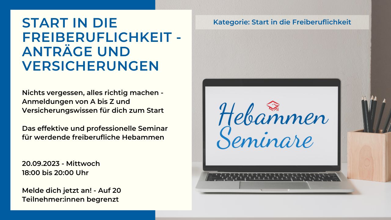 2023-H2 Hebammen Weiterbildung - Start Anträge - Hebammen Seminar