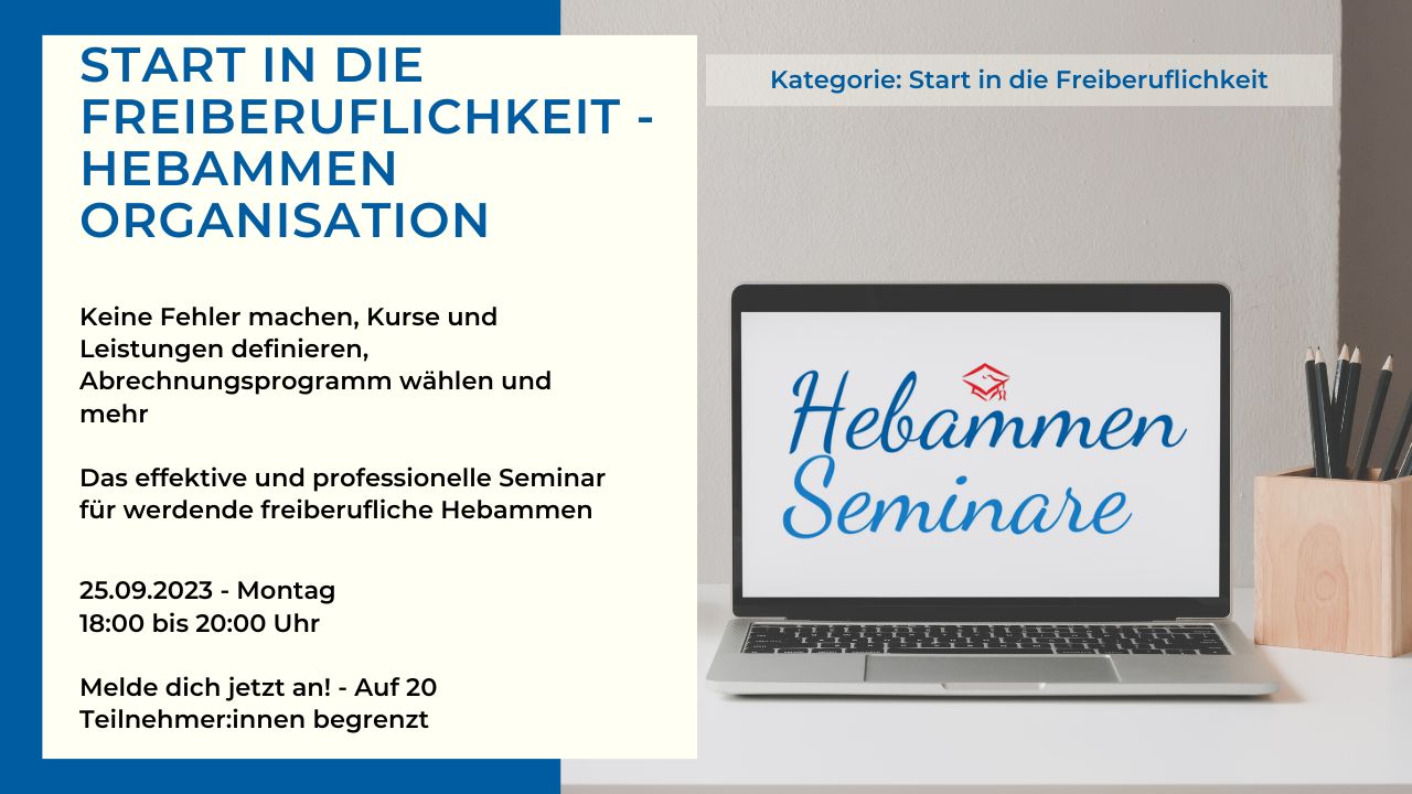 2023-H2 Hebammen Weiterbildung - Start Organisation - Hebammen Seminar